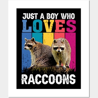 Playful Panache Raccoon Graphic Top Posters and Art